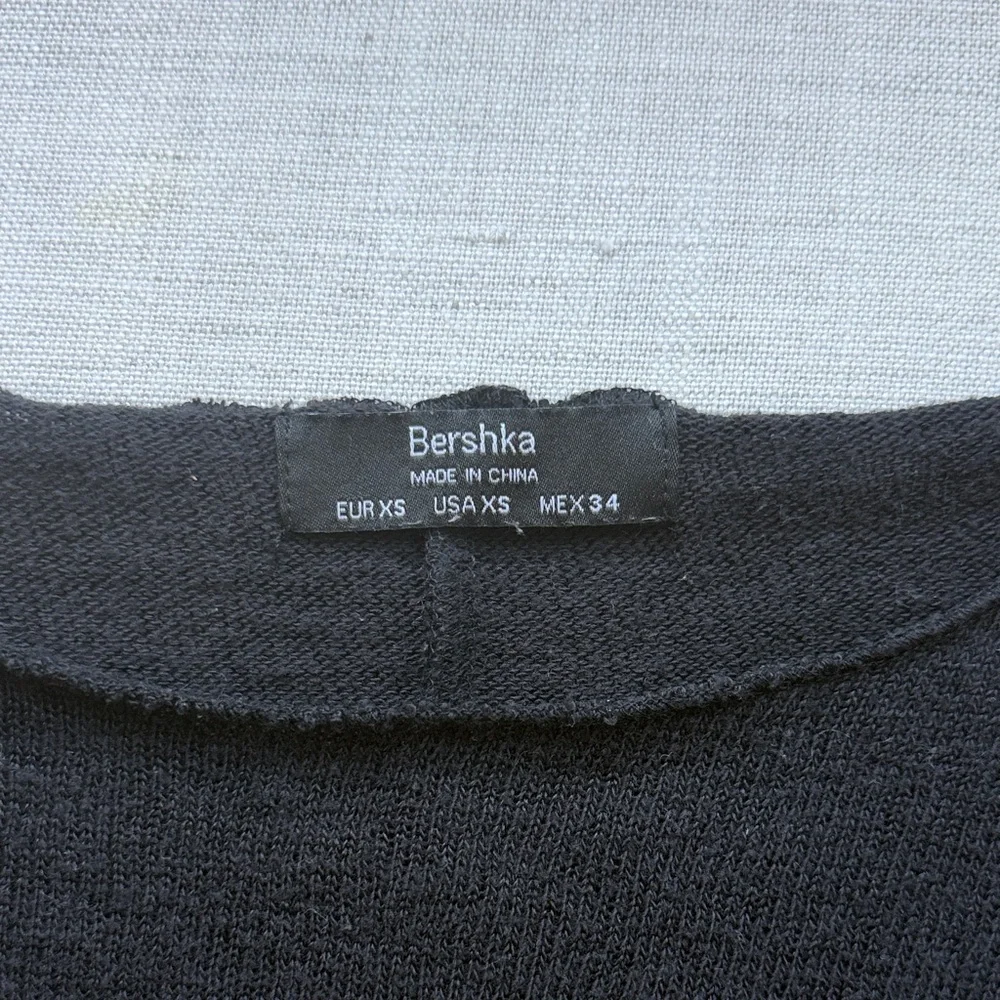 Bershka Black Long Sleeve Knit Top - XS - Picture 2 of 2